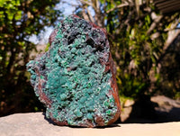 Natural Ball Malachite On Dolomite Matrix Specimen x 1 From Kambove, Congo - Toprock Gemstones and Minerals