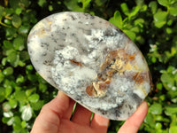 Polished Dendritic Opal Standing Free Forms x 2 From Madagascar - Toprock Gemstones and Minerals