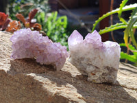 Natural Amethyst Spirit Quartz Clusters x 6 From Boekenhouthoek, South Africa - Toprock Gemstones and Minerals