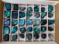 Polished Shattuckite Free Forms x 35 From Congo - Toprock Gemstones and Minerals