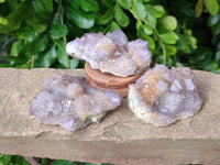 Natural Amethyst Spirit Quartz Clusters x 6 From South Africa - Toprock Gemstones and Minerals