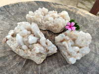 Natural Fairy Spirit Quartz Clusters x 3 From South Africa - Toprock Gemstones and Minerals