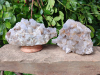 Natural Fairy Spirit Quartz Clusters x 3 From South Africa - Toprock Gemstones and Minerals