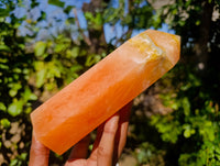 Polished Orange Twist Calcite Points x 2 From Madagascar - Toprock Gemstones and Minerals