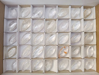 Polished Clear Quartz "Angel Tears" Pendant Pieces x 35 From Madagascar - Toprock Gemstones and Minerals