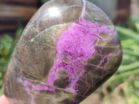 Polished Stichtite Free Forms x 3 From Barberton, South Africa - Toprock Gemstones and Minerals