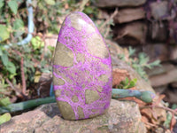 Polished Stichtite Free Forms x 3 From Barberton, South Africa - Toprock Gemstones and Minerals