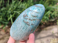 Polished Amazonite Standing Free Forms x 4 From Madagascar - Toprock Gemstones and Minerals