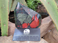 Polished Bloodstone Points x 3 From Swaziland - Toprock Gemstones and Minerals