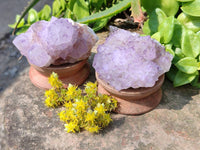 Natural Amethyst Spirit Quartz Clusters x 6 From South Africa - Toprock Gemstones and Minerals