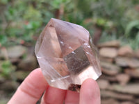 Polished Phantom Smokey Quartz Crystals x 6 From Madagascar - Toprock Gemstones and Minerals