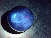 Polished Blue Calcite Spheres x 2 From Madagascar - Toprock Gemstones and Minerals