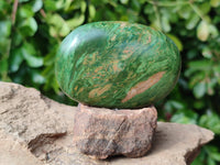 Polished Green Verdite Free Forms x 6 From Zimbabwe - Toprock Gemstones and Minerals