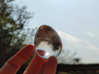 Polished Smokey Quartz Eggs x 4 From Madagascar - Toprock Gemstones and Minerals