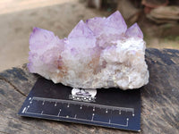 Natural Amethyst Spirit Quartz Clusters x 6 From Boekenhouthoek, South Africa - Toprock Gemstones and Minerals