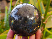 Polished Labradorite Spheres x 6  From Tulear, Madagascar - Toprock Gemstones and Minerals