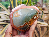 Polished One Side Polychrome Jasper x 4 From NW Coast, Madagascar - Toprock Gemstones and Minerals