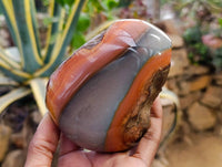 Polished One Side Polychrome Jasper x 4 From NW Coast, Madagascar - Toprock Gemstones and Minerals