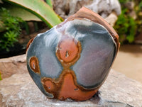 Polished One Side Polychrome Jasper x 4 From NW Coast, Madagascar - Toprock Gemstones and Minerals