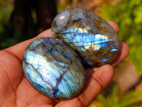 Polished Labradorite Gallets x 20 From Tulear, Madagascar - Toprock Gemstones and Minerals