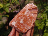 Natural Sunset Orange Calcite Specimens x 3 From Spitzkop, Namibia - Toprock Gemstones and Minerals