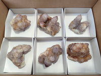 Natural Amethyst Spirit Quartz Clusters x 6 From Boekenhouthoek, South Africa - Toprock Gemstones and Minerals