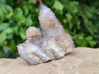 Natural Amethyst Spirit Quartz Clusters x 6 From Boekenhouthoek, South Africa - Toprock Gemstones and Minerals