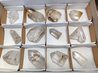 Polished Interesting Quartz Crystals x 12 From Madagascar - Toprock Gemstones and Minerals