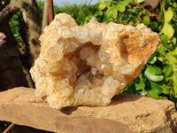 Natural Limonite Quartz Clusters x 2 From Solwezi, Zambia - Toprock Gemstones and Minerals
