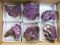 Natural Metallic Purpurite Specimens x 6 From Erongo, Namibia - Toprock Gemstones and Minerals