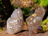 Polished Mixed Quartz Crystals x 6 From Madagascar - Toprock Gemstones and Minerals