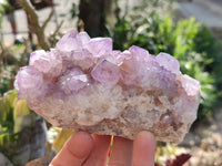 Natural Amethyst Spirit Quartz Clusters x 3 From Boekenhouthoek, South Africa - Toprock Gemstones and Minerals