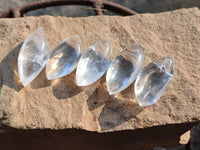 Polished Clear Quartz Crystal, Angel Tears x 35 From Madagascar - Toprock Gemstones and Minerals
