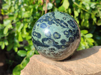 Polished Stomatolite Spheres x 2 From Katsepy, Madagascar - Toprock Gemstones and Minerals