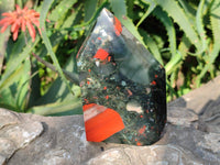 Polished Bloodstone Points x 3 From Swaziland - Toprock Gemstones and Minerals