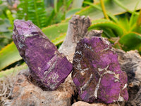 Natural Metallic Purpurite Specimens x 6 From Erongo, Namibia - Toprock Gemstones and Minerals