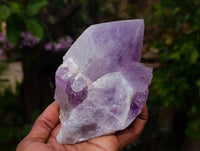 Natural Jacaranda Amethyst Quartz Crystals x 3 From Mumbwa, Zambia - Toprock Gemstones and Minerals