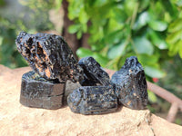 Natural Alluvial Schorl Black Tourmaline Crystals x 1.58 Kg Lot From Zimbabwe - Toprock Gemstones and Minerals