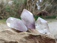 Natural Brandberg Quartz Matrix Crystals x 12 From Brandberg, Namibia - Toprock Gemstones and Minerals