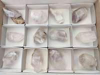 Natural Brandberg Quartz Matrix Crystals x 12 From Brandberg, Namibia - Toprock Gemstones and Minerals