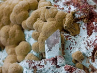 Kolwezite, Calcite and Chrysocolla Specimens x 4 From Mashamba West Mine, Congo - Toprock Gemstones and Minerals