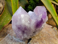 Natural Jacaranda Amethyst Quartz Crystals x 2 From Mumbwa, Zambia - Toprock Gemstones and Minerals