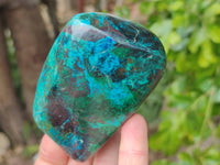 Polished Shattuckite Free Forms x 3 From Namibia - Toprock Gemstones and Minerals