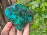 Polished Shattuckite Free Forms x 3 From Namibia - Toprock Gemstones and Minerals