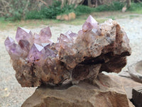 Natural Jacaranda Amethyst Quartz Cluster x 1 From Mumbwa, Zambia - Toprock Gemstones and Minerals
