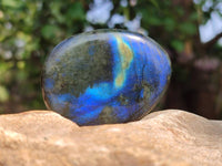 Polished Labradorite Palm Stones x 12 From Tulear, Madagascar - Toprock Gemstones and Minerals