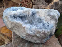 Natural Blue Celestite Crystal Specimen x 1 From Sakoany, Madagascar - Toprock Gemstones and Minerals