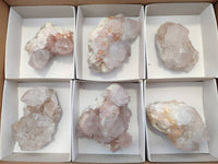 Natural Amethyst Spirit Quartz Clusters x 6 From Boekenhouthoek, South Africa - Toprock Gemstones and Minerals