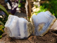 Natural Blue Lace Agate Geode Specimens x 24 From Nsanje, Malawi - Toprock Gemstones and Minerals