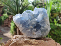 Natural Blue Celestite Specimens x 3 From Sakoany, Madagascar - Toprock Gemstones and Minerals